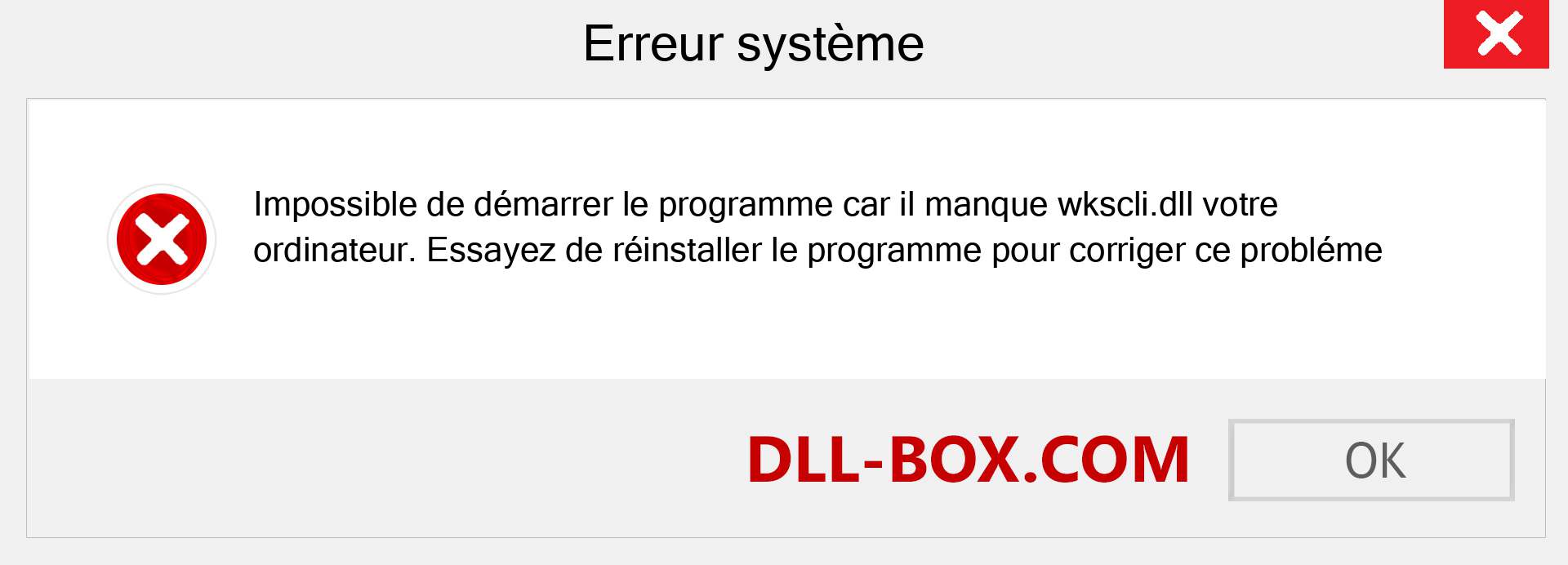 Le fichier wkscli.dll est manquant ?. Télécharger pour Windows 7, 8, 10 - Correction de l'erreur manquante wkscli dll sur Windows, photos, images